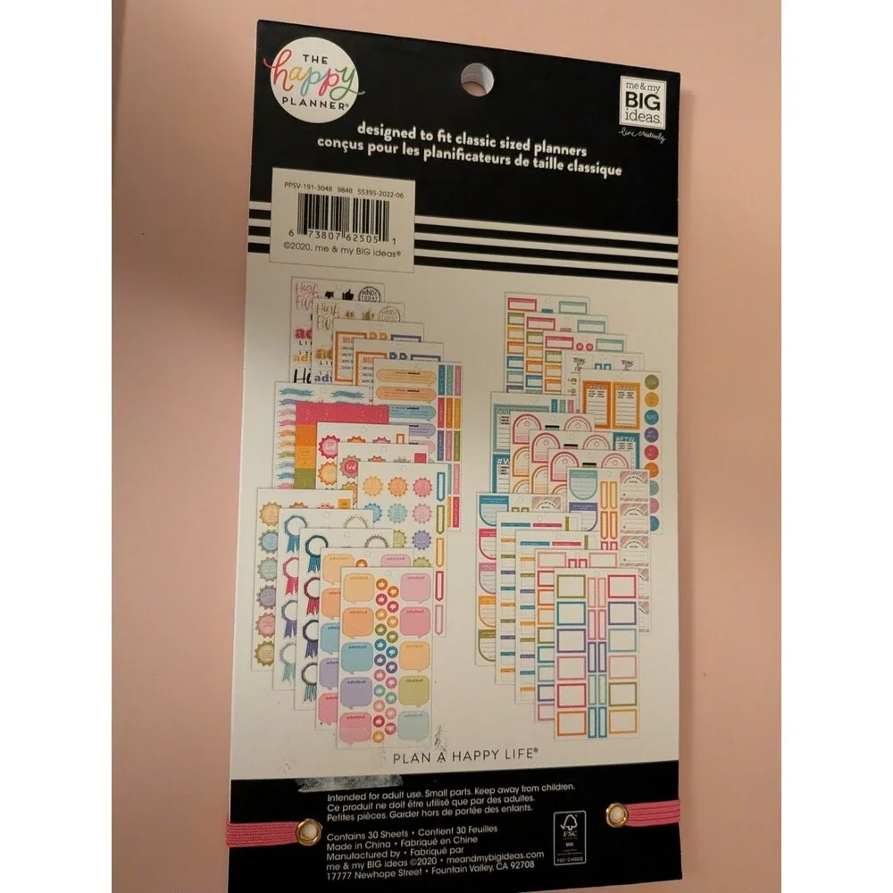 The Happy Planner Adulting Sticker Book Pack Of 740 Me & My Big Ideas